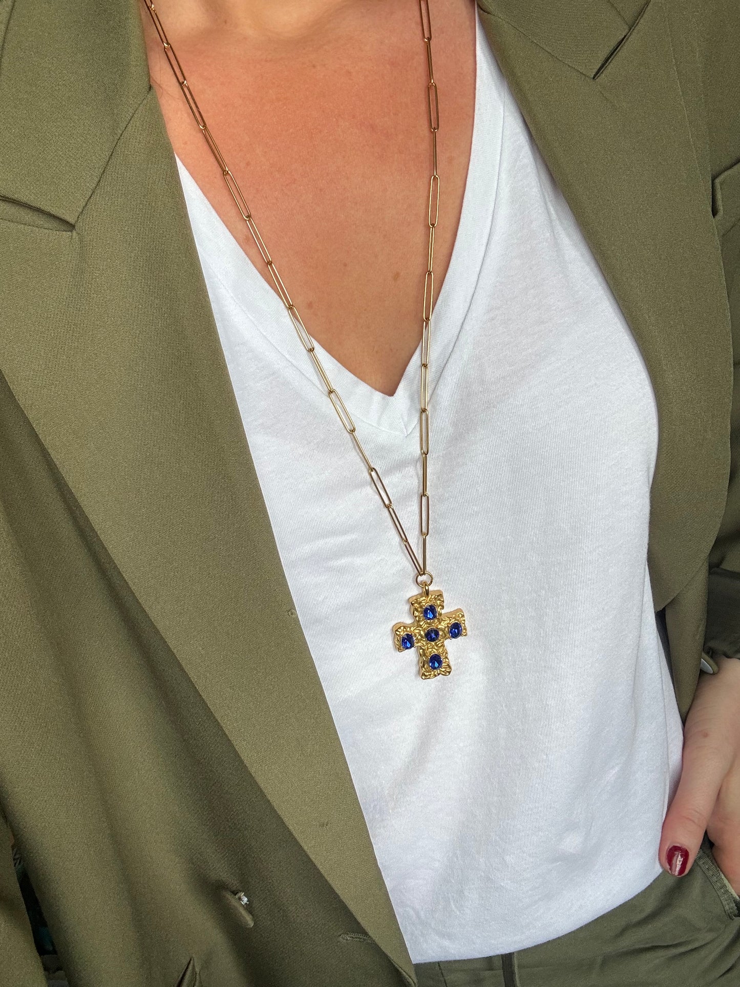 Collier Anna Bleu