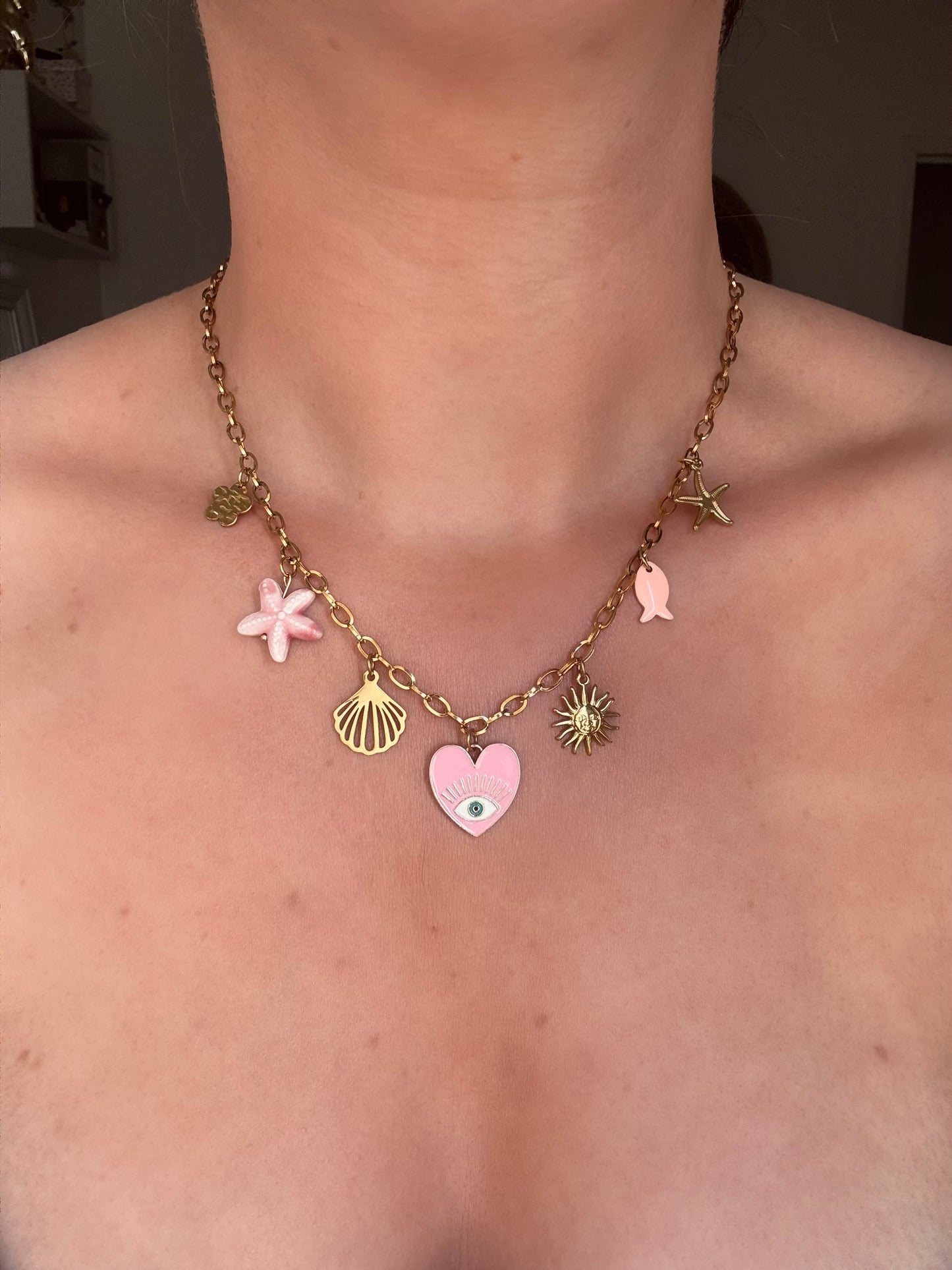Collier charms