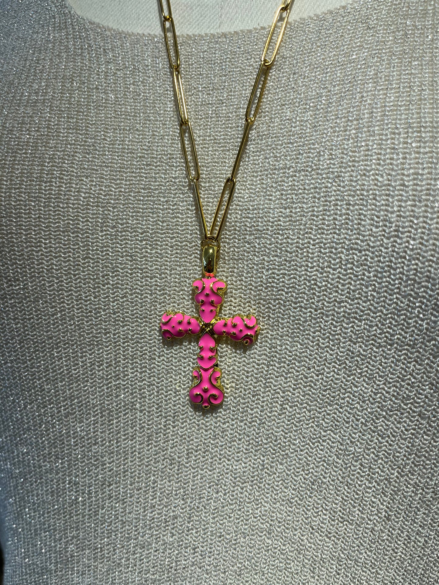 Collier Isaure Rose